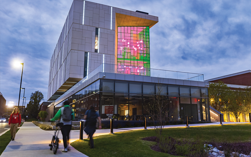 IDEA Factory at night