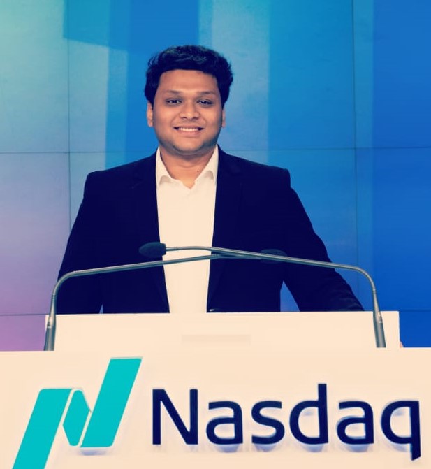 Picture of Krishnan Iyer at NASDAQ