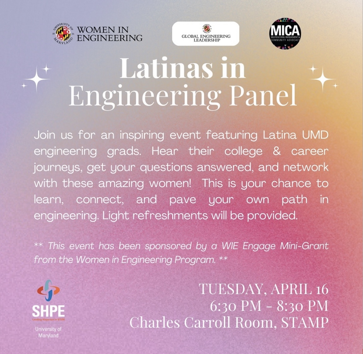 Latinas in Engineering Flyer