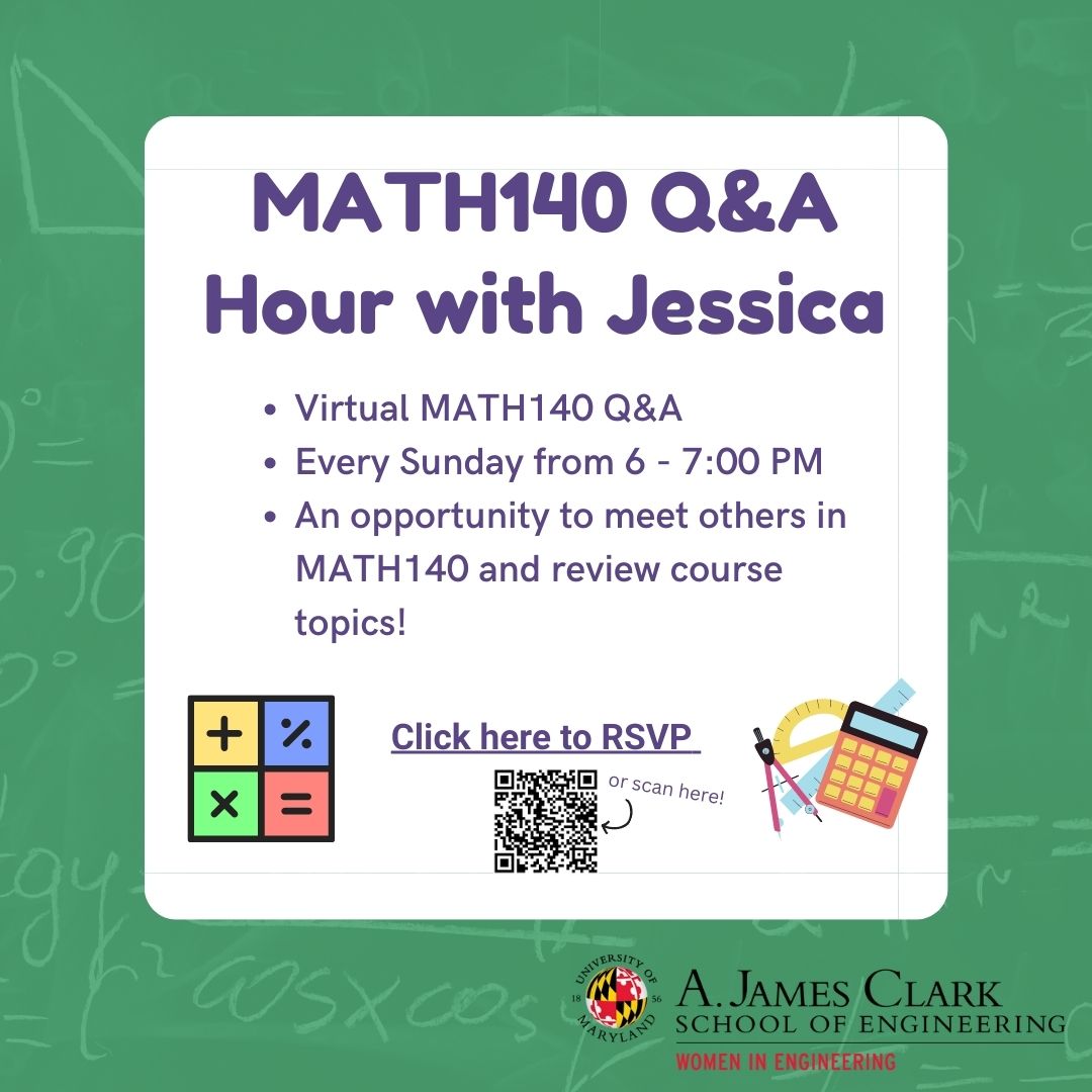 MATH140 Q&A Hour with Jessica Flyer