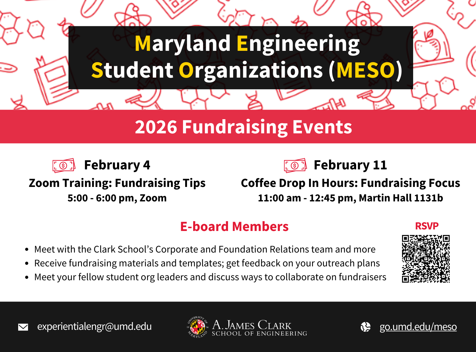 Fundraising events with dollar bills