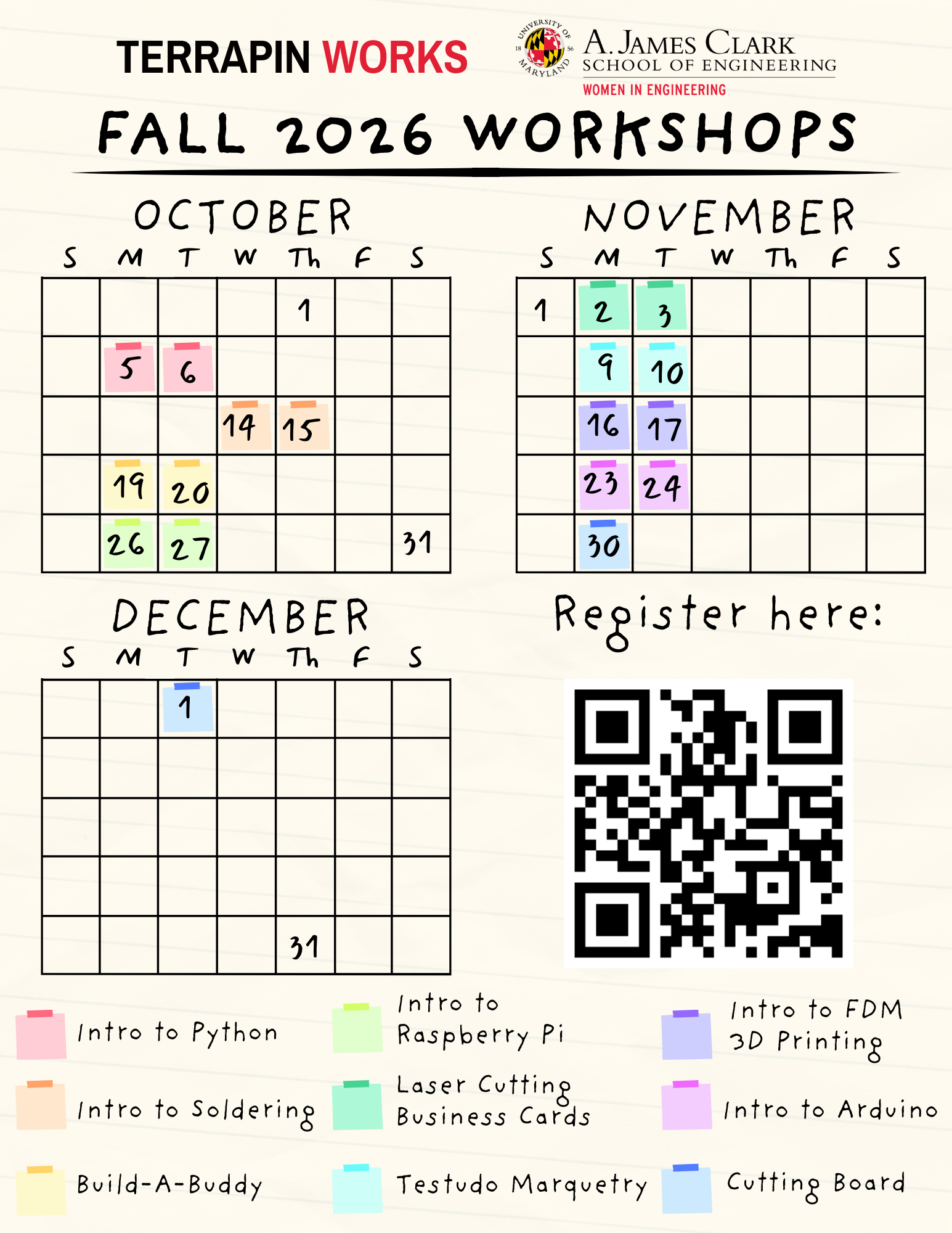 Terrapin Works Fall 2026 Schedule