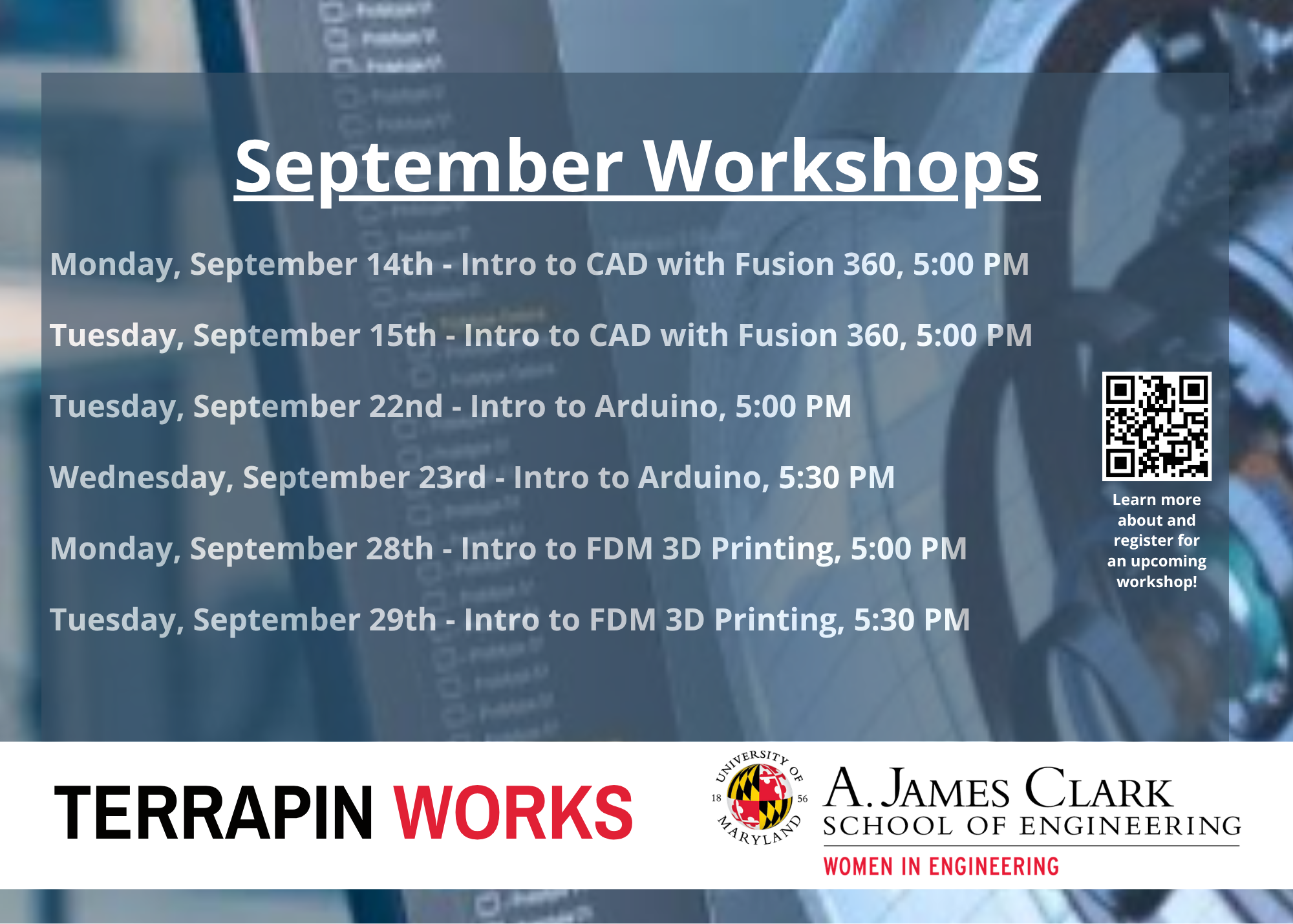 September 2026 TW Workshops September 2026 TW Workshops