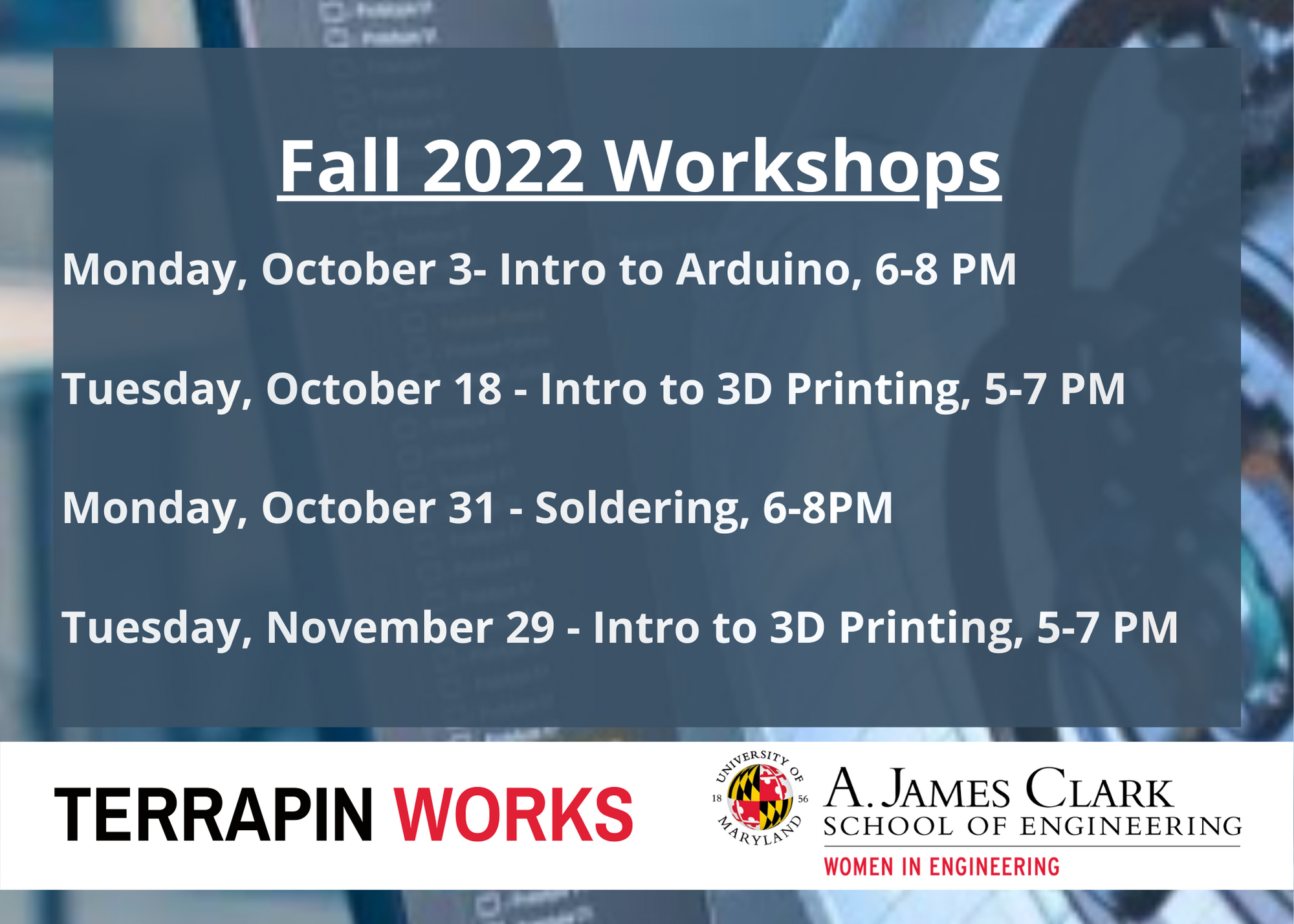 Terrapin Works Fall 2022 Events Schedule