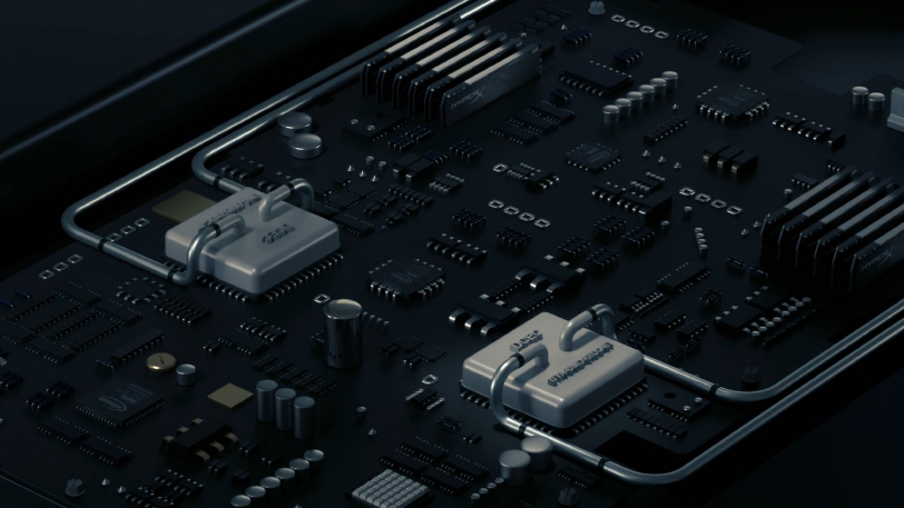 Rendering of how the cooling system could look when completed