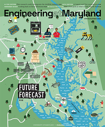 Cover image of the Spring/Summer 2026 issue of Engineering at Maryland