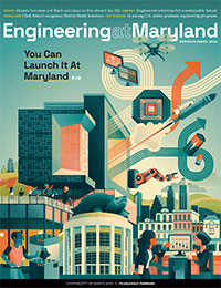 Spring Summer 2024 Engineering at Maryland magazine cover